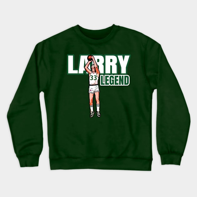 Celtics Larry Legend 33 Crewneck Sweatshirt by Gamers Gear